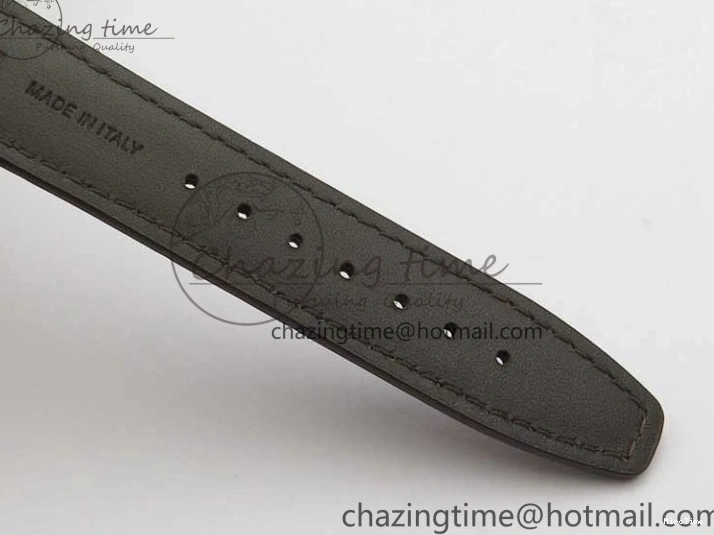 MIROTIME 0201 Original Portuguese IW358304 ZF 1:1 Best Edition SS White Dial RG Markers on Leather Strap A 7077